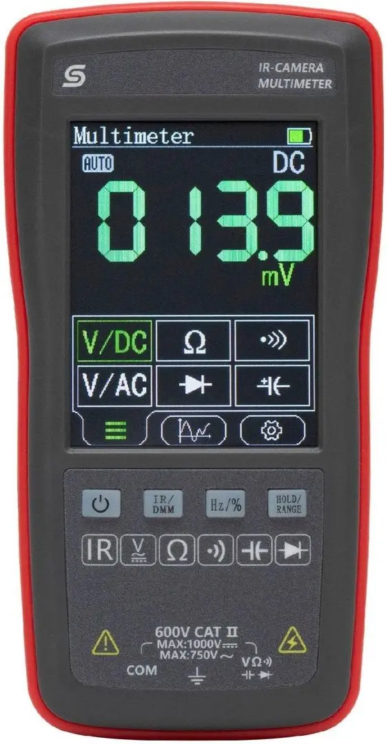 Мультиметр цифровой Home SMAIRCAM (Black/Red)