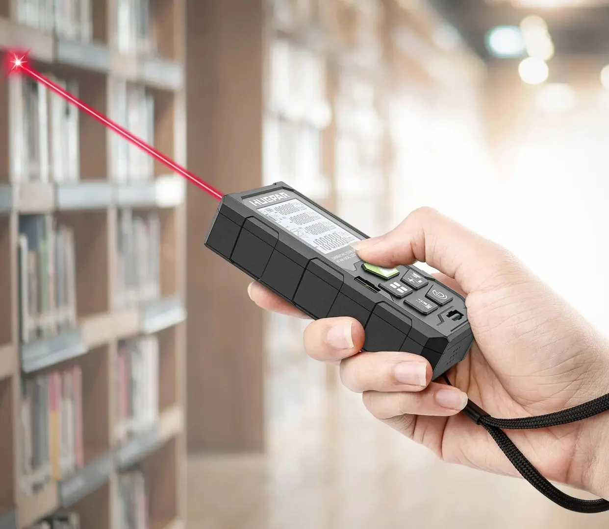 Telemetru cu laser Huepar DM-LM100 (Black)