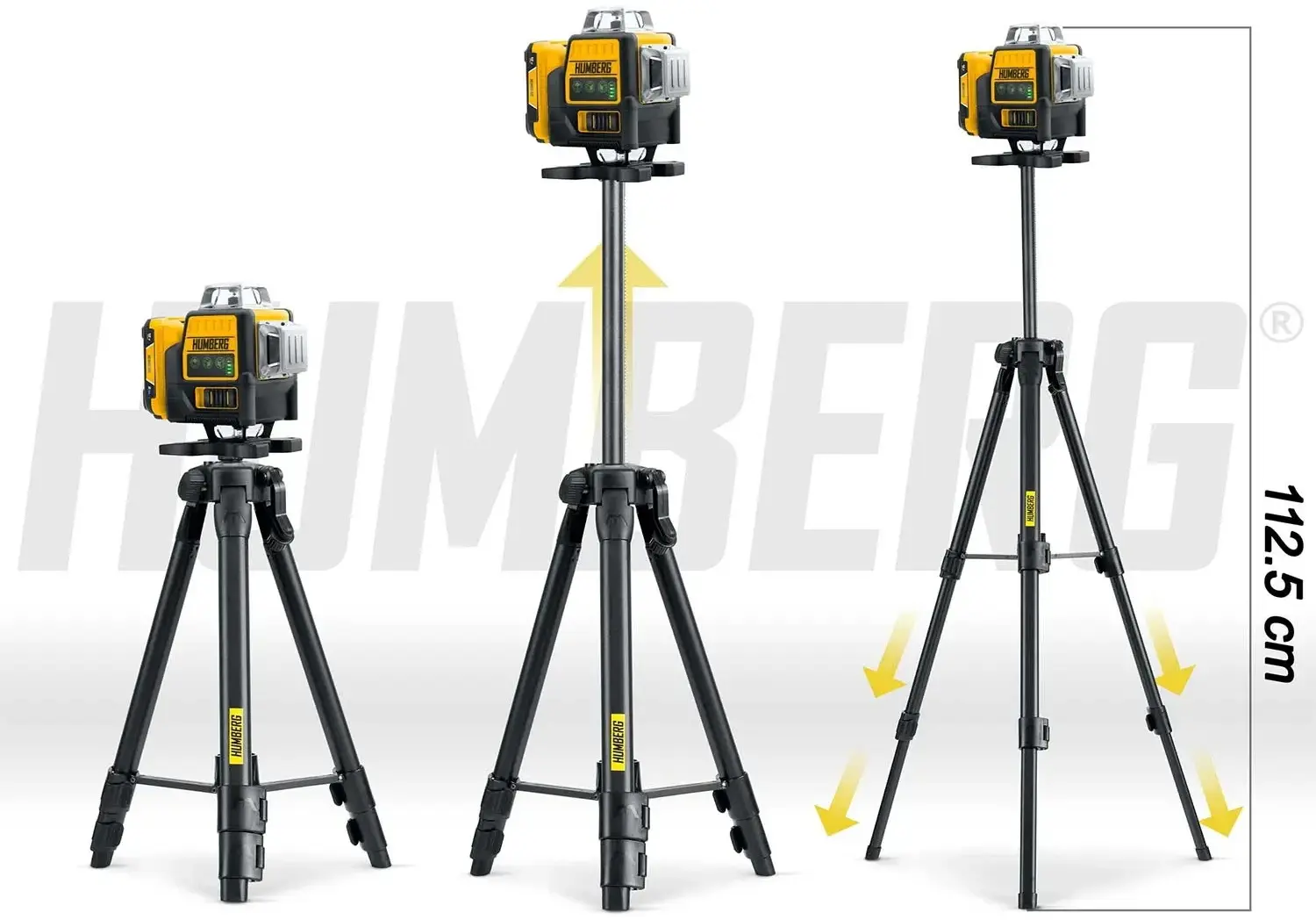 Nivela cu laser Humberg HM-171 517100 (Yellow/Black) - 8
