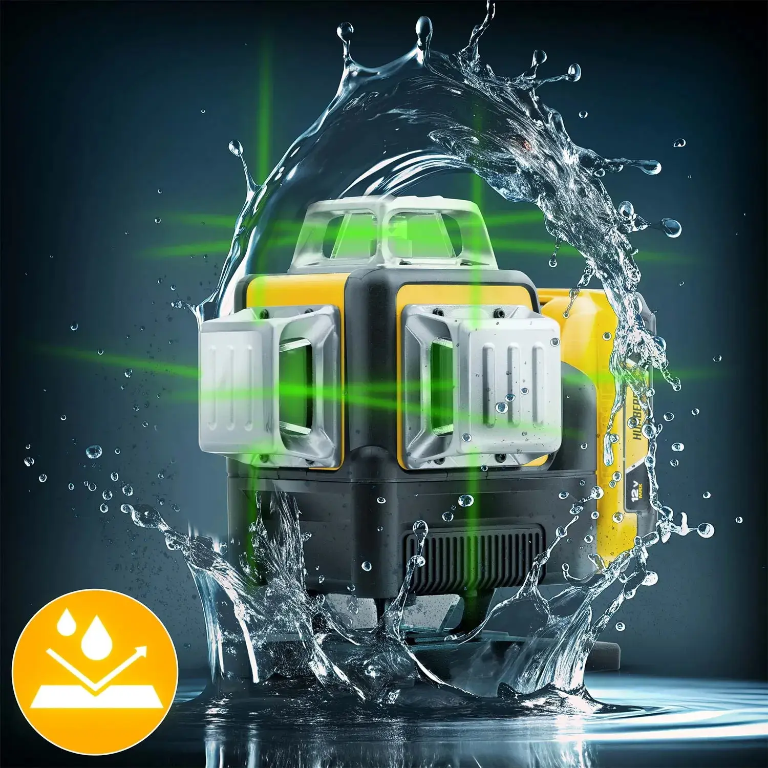 Nivela cu laser Humberg HM-171 517100 (Yellow/Black) - 9
