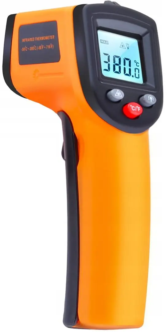 Pirometru cu infrarosu Iso Trade 1954 (Orange/Black)