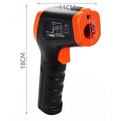 Pirometru cu infrarosu Iso Trade DT-8550 (Black/Orange) Thumb