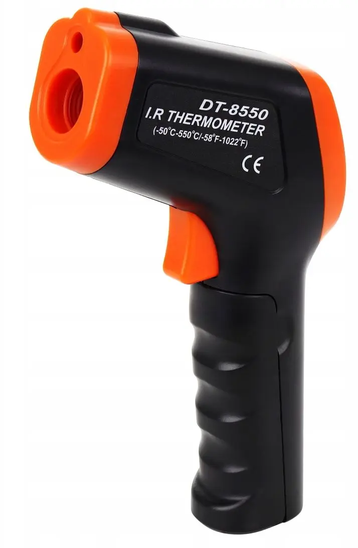 Pirometru cu infrarosu Iso Trade DT-8550 (Black/Orange) - 6