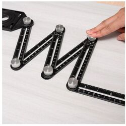 Rigla-sablon pentru marcarea Kraft&Dele KD10385 (Black) Thumb