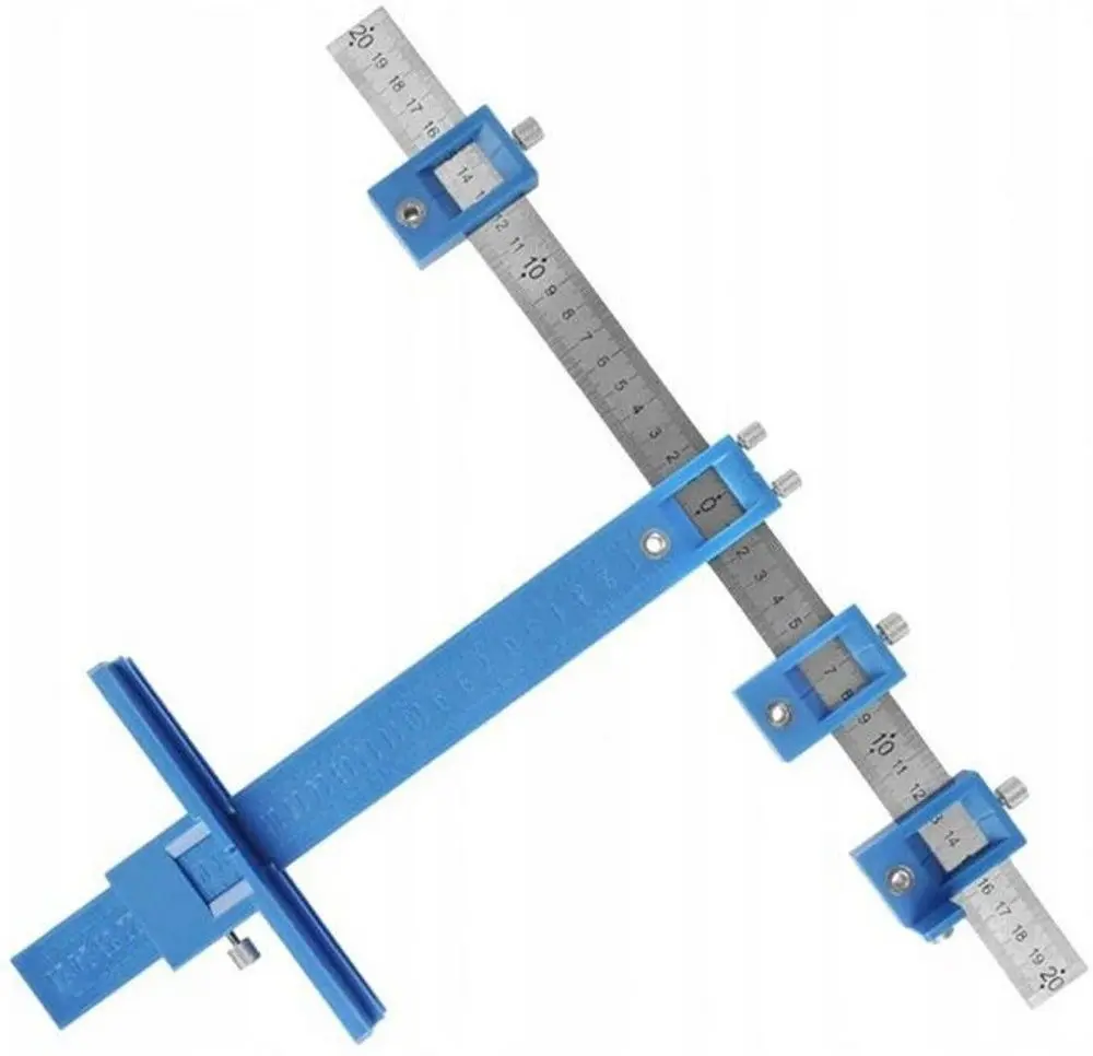 Шаблон для сверления отверстий Kraft&Dele KD10383 (Grey/Blue)