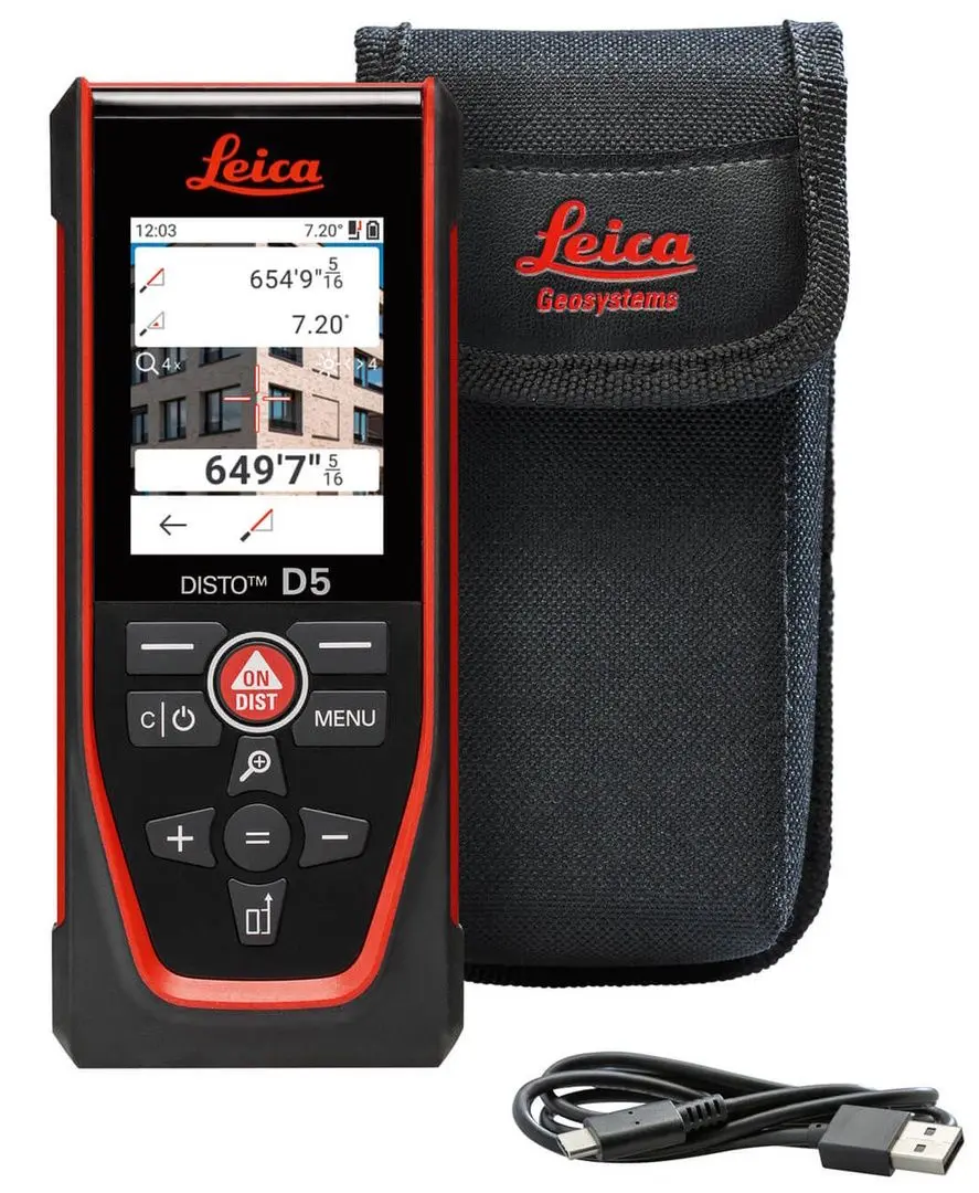 Лазерный дальномер Leica Disto D5 (Black/Red) - 2