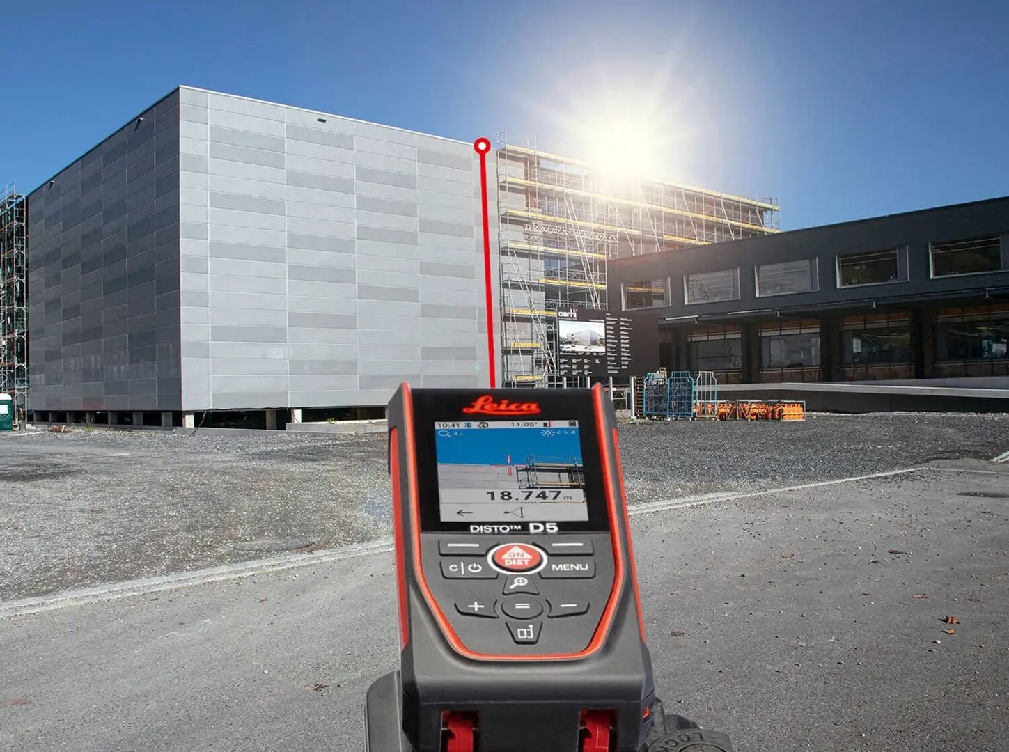 Лазерный дальномер Leica Disto D5 (Black/Red) - 7