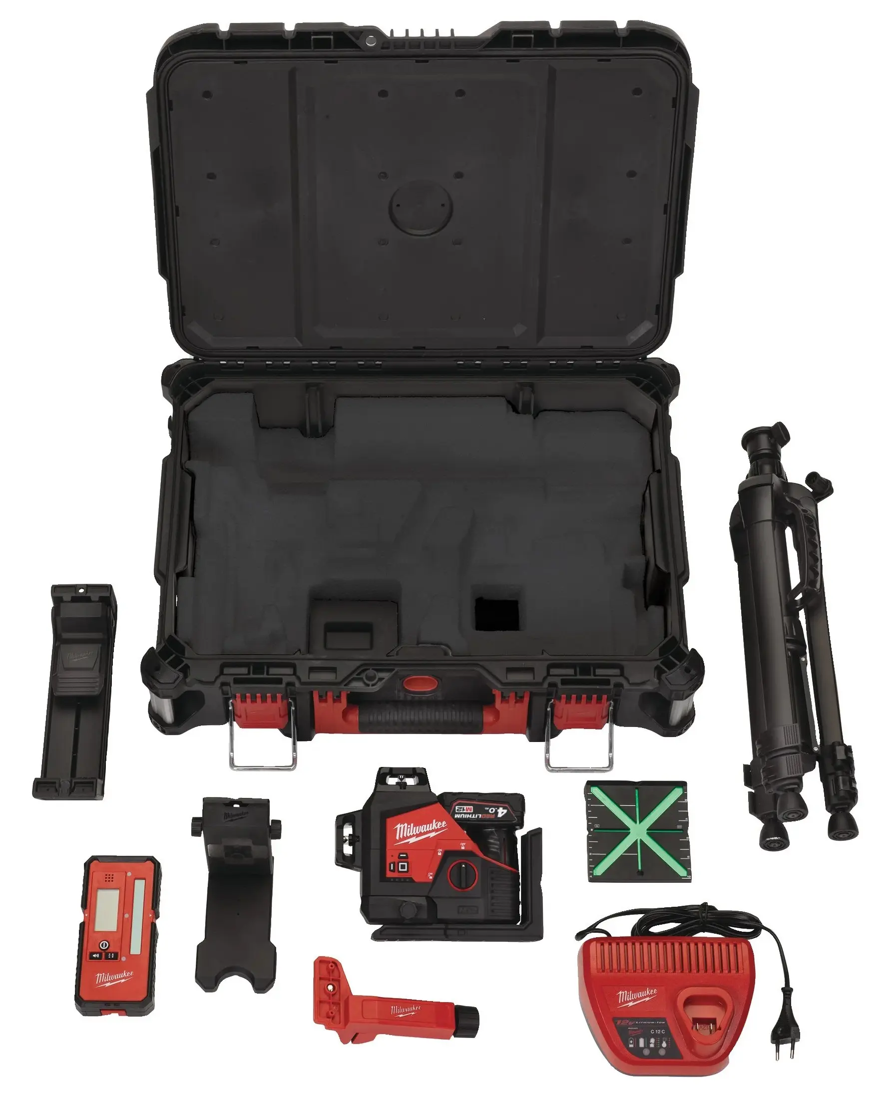 Nivela cu laser Milwaukee M12 3PLKIT-401P (4933478960)