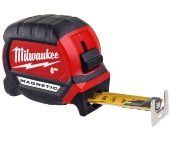 Рулетка Milwaukee Gen III 8m (Black/Red)