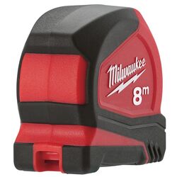 Ruleta Milwaukee Pro Compact C8/25 (Black/Red) Thumb