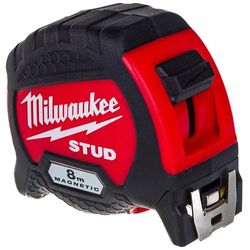 Ruleta Milwaukee Stud II 8m (Black/Red) Thumb