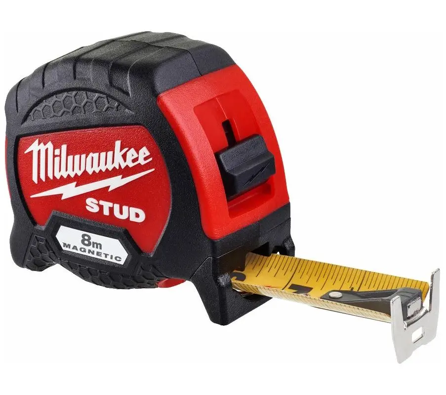 Ruleta Milwaukee Stud II 8m (Black/Red)