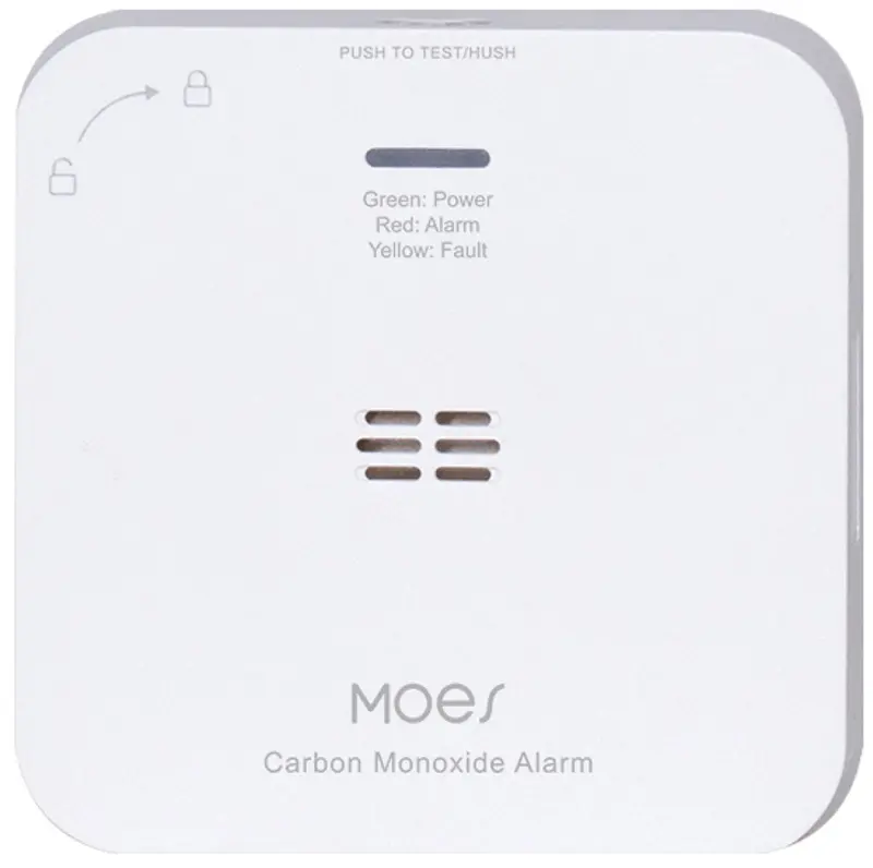 Detector de monoxid de carbon Moes ZigBee CO ZSS-HM-CO-A-MS (White)