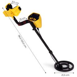 Detector de metale Multistore GC-1028 (Black/Yellow) Thumb