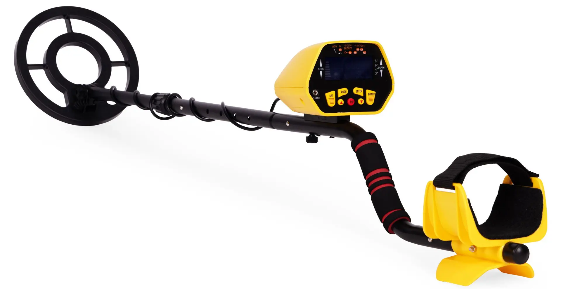 Detector de metale Multistore GC-1028 (Black/Yellow)