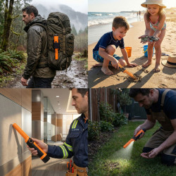 Detector de metale Multistore GC-2006 (Black/Orange) Thumb