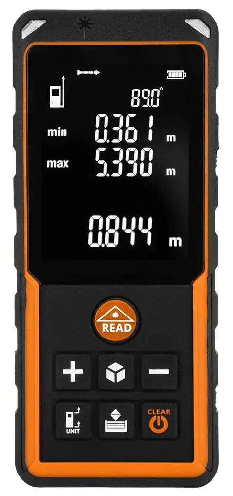 Telemetru cu laser Neo Tools 75-208 (Black/Orange)