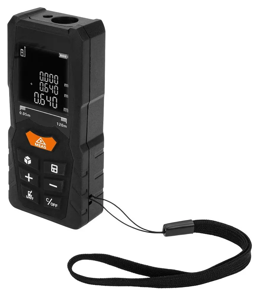 Telemetru cu laser Neo Tools 75-208 (Black/Orange)