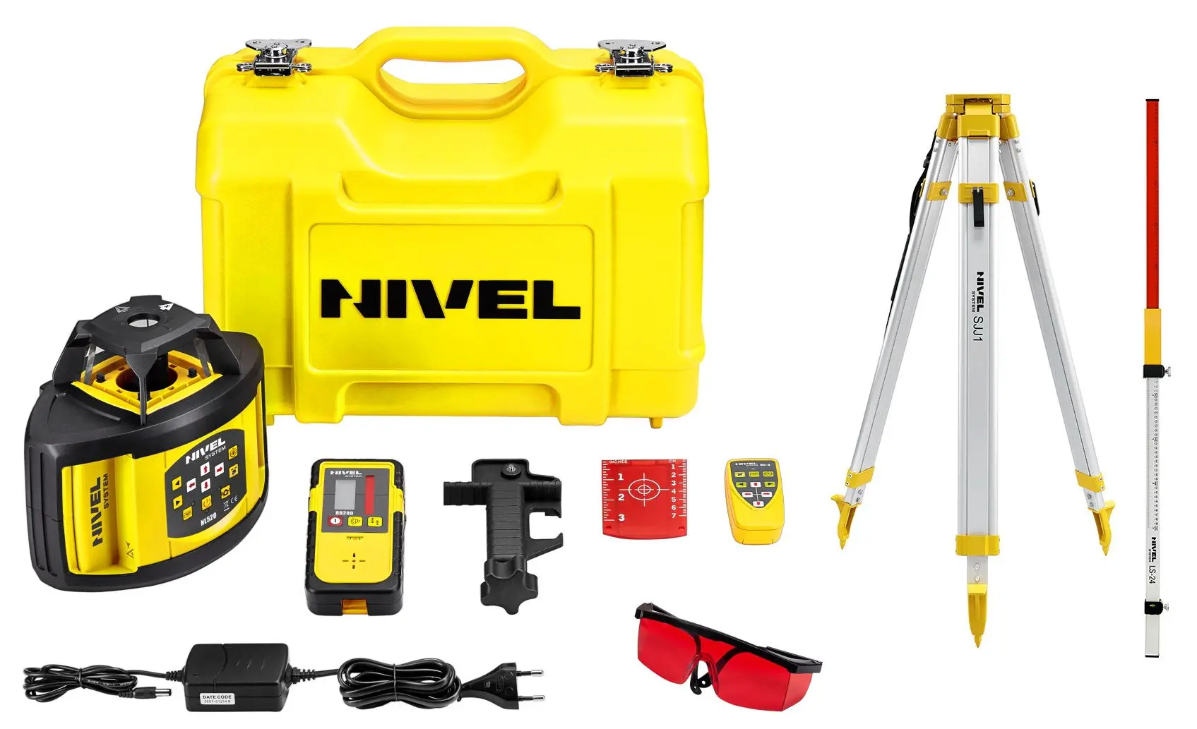 Nivela cu laser Nivel System NL520 + RD200 + SJJ1 + LS-24