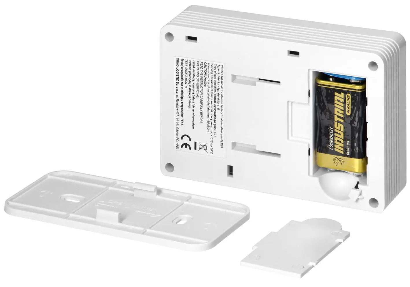 Detector de monoxid de carbon Orno DC-633 (White)