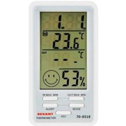 Термогигрометр Rexant 70-0518 (Gray/White)