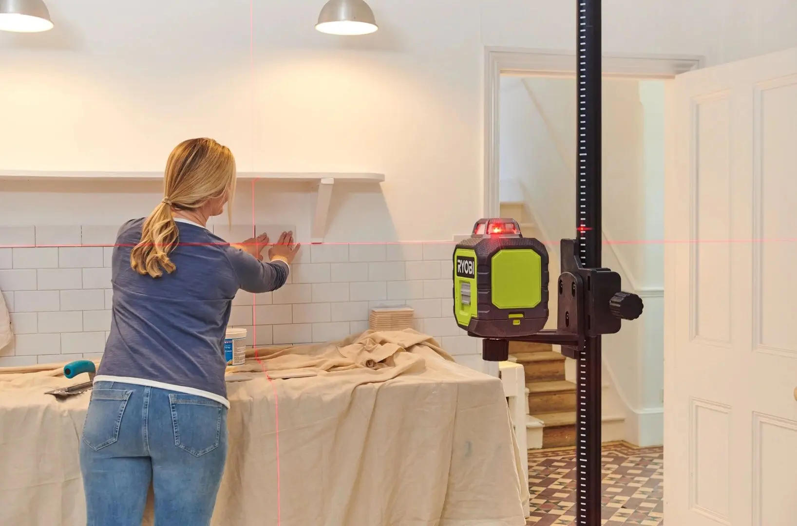 NIvela cu laser Ryobi RB360RLL