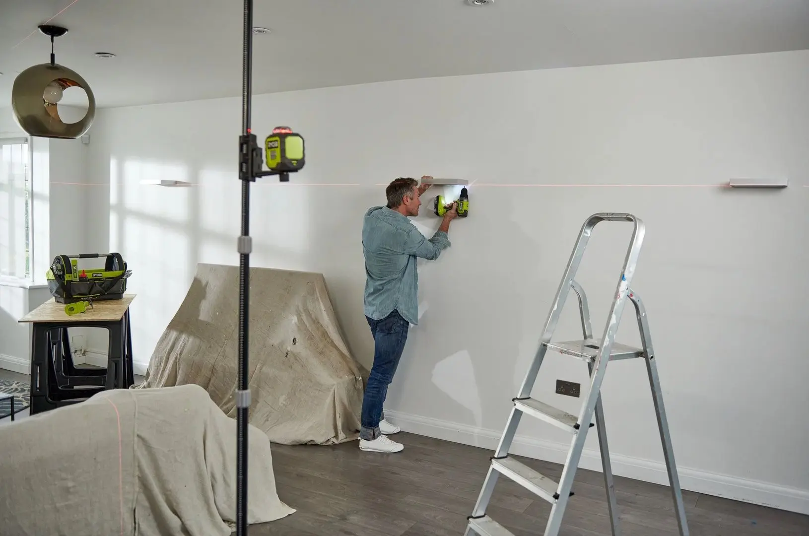 NIvela cu laser Ryobi RB360RLL