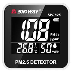 Цифровой анализатор качества воздуха Sndway SW-825 (White) Thumb