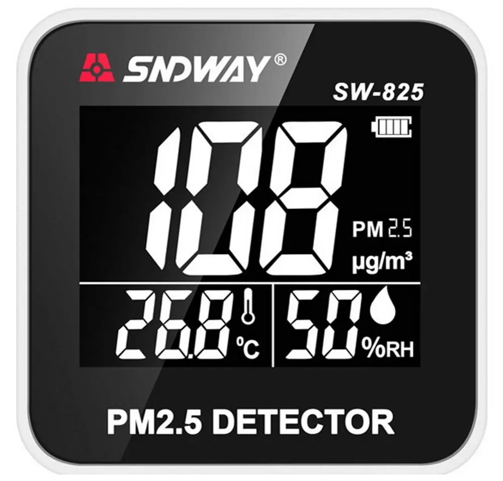 Цифровой анализатор качества воздуха Sndway SW-825 (White) - 2