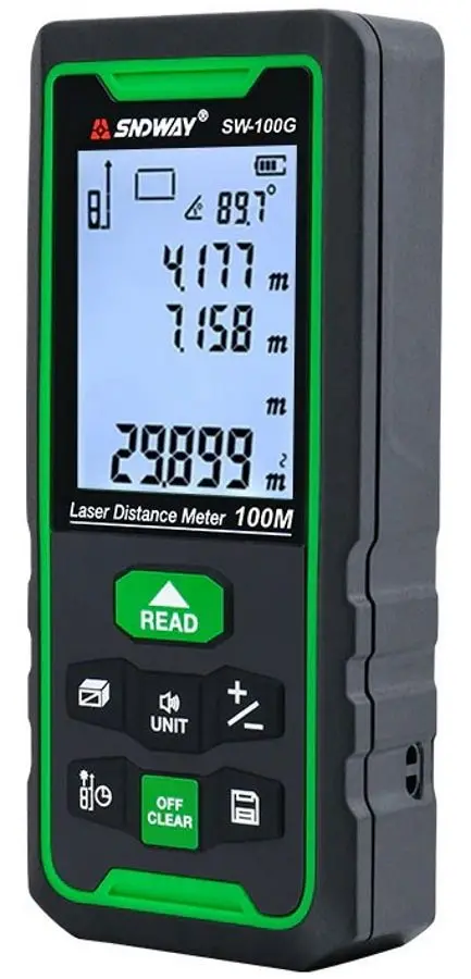 Лазерный дальномер SNDWAY SW-50G (Black/Green) - 2