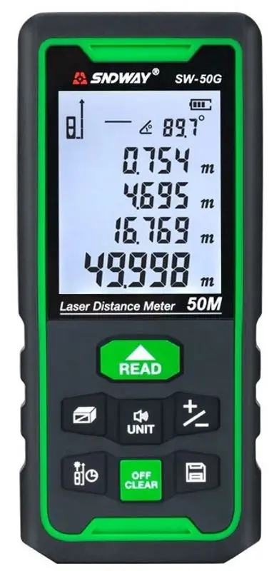 Лазерный дальномер SNDWAY SW-50G (Black/Green)