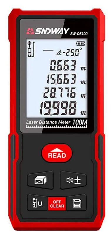 Лазерный дальномер SNDWAY SW-DS100