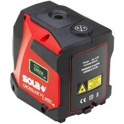 Лазерный нивелир Sola Crossline P2 Green Thumb