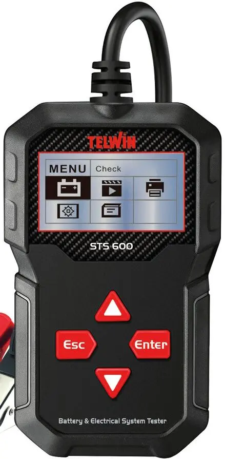 Tester electric pentru acumulator Telwin STS600 - 2