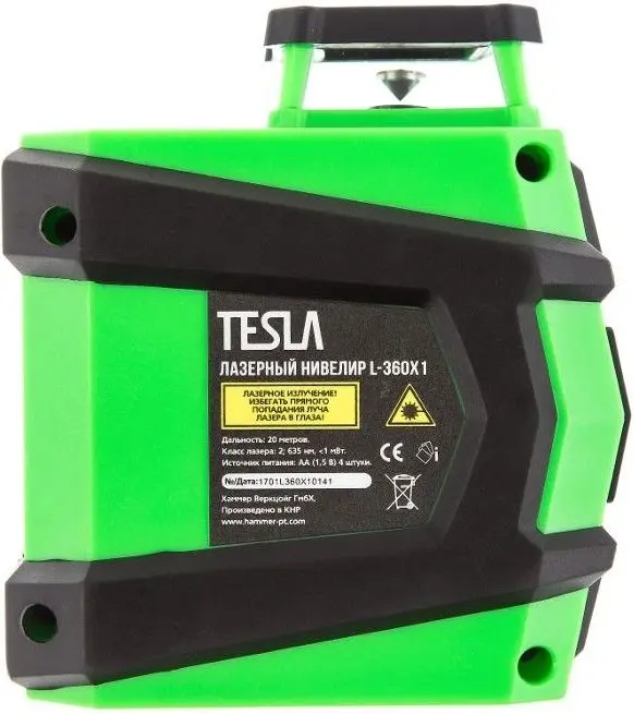 Лазерный нивелир Tesla L-360х1 (410946) - 2