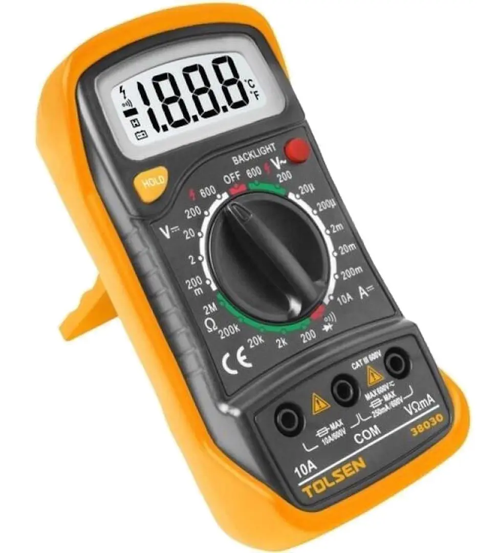 Мультиметр цифровой Tolsen 38030 (Yellow/Black) - 2