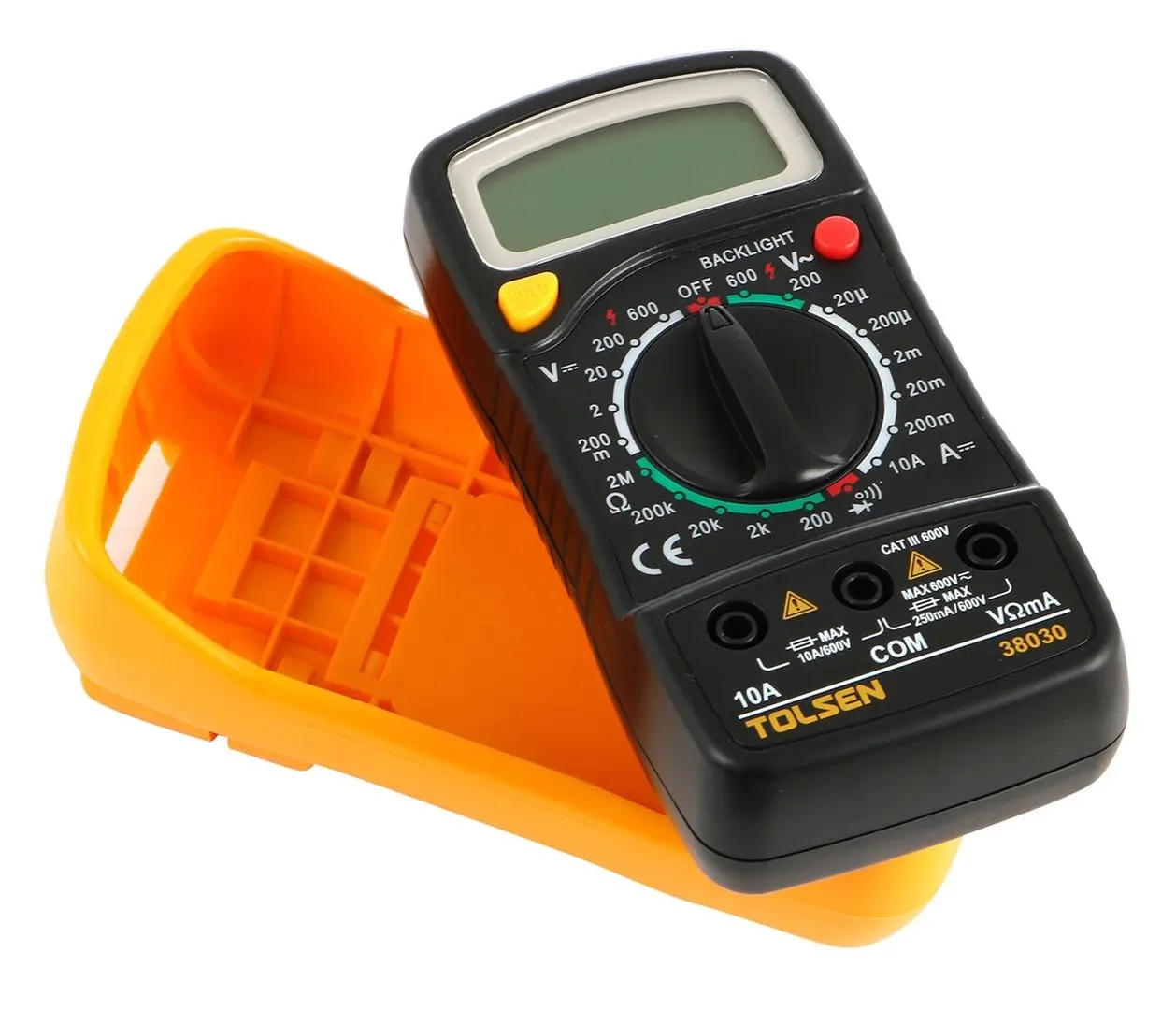 Мультиметр цифровой Tolsen 38030 (Yellow/Black) - 3