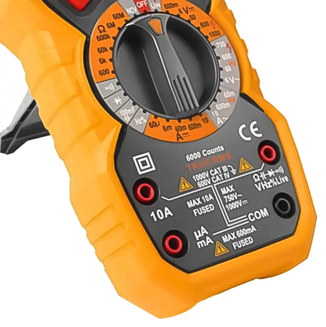 Multimetru digital Tolsen 38033 (Yellow/Black)