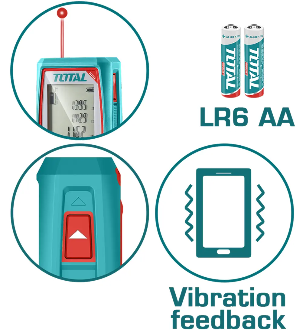 Telemetru cu laser Total TMT51036
