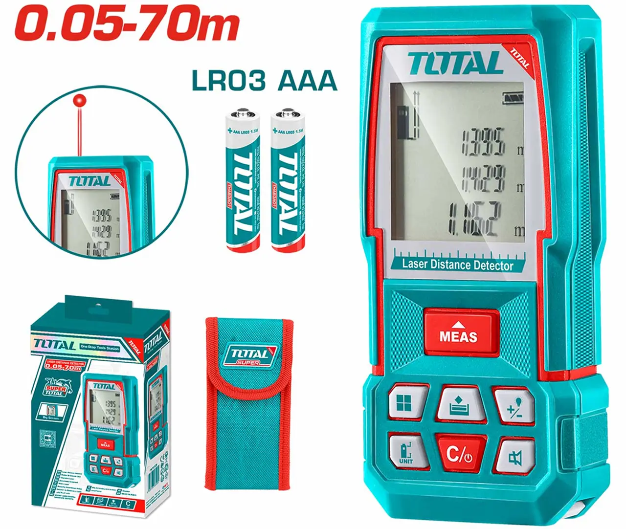 Telemetru cu laser Total TMT57026