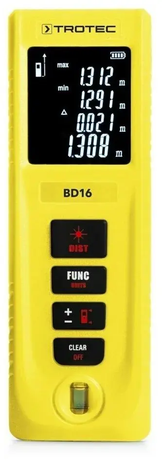 Цифровой лазерный дальномер Trotec BD16 (Yellow)