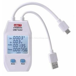 USB-тестер UNI-T UT658Dual (White)