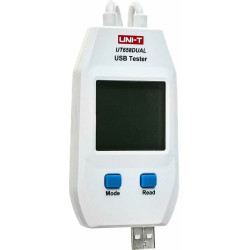 USB-тестер UNI-T UT658Dual (White) Thumb