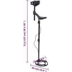 Detector de metale vidaXL 375720 Thumb