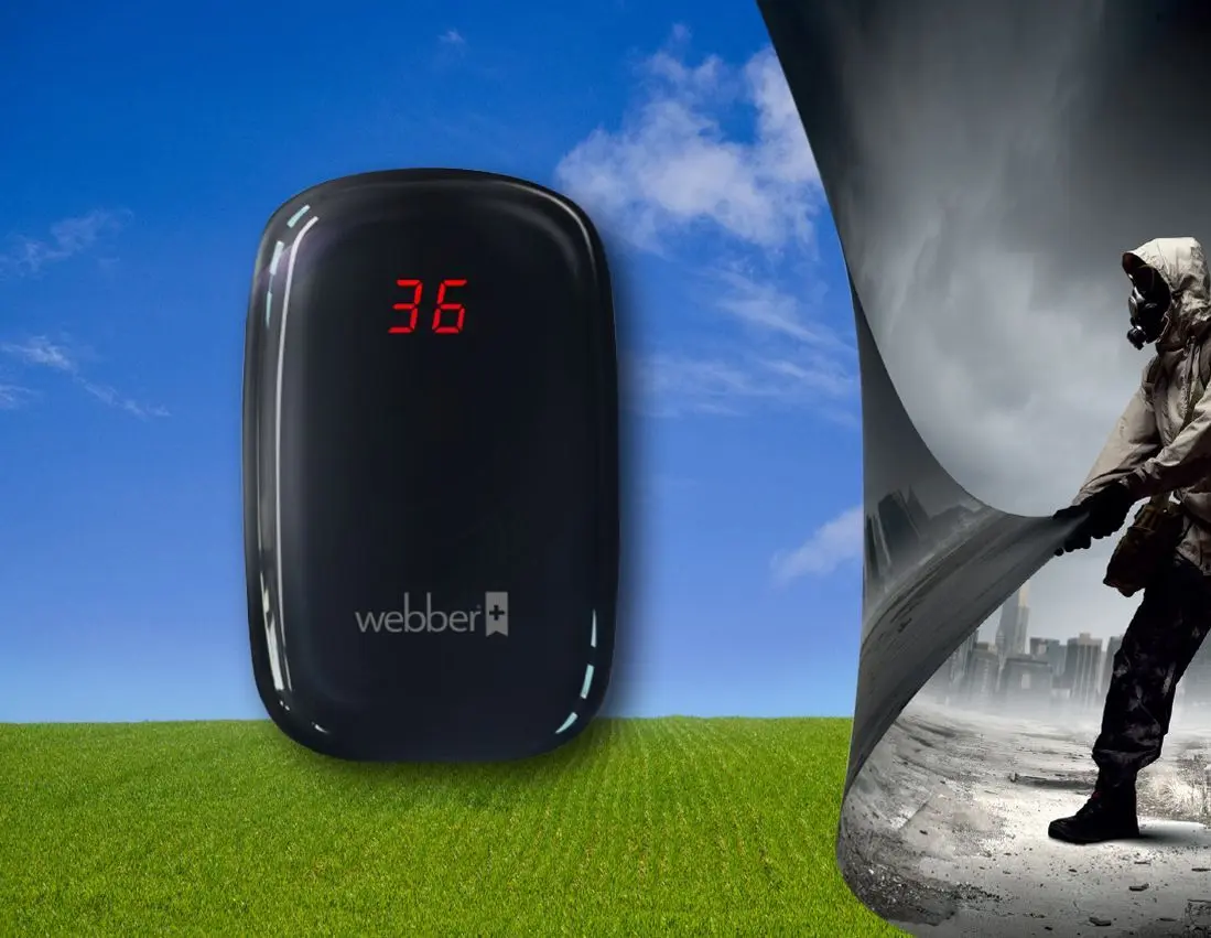 Датчик качества воздуха Webber SP75 (Black) - 3