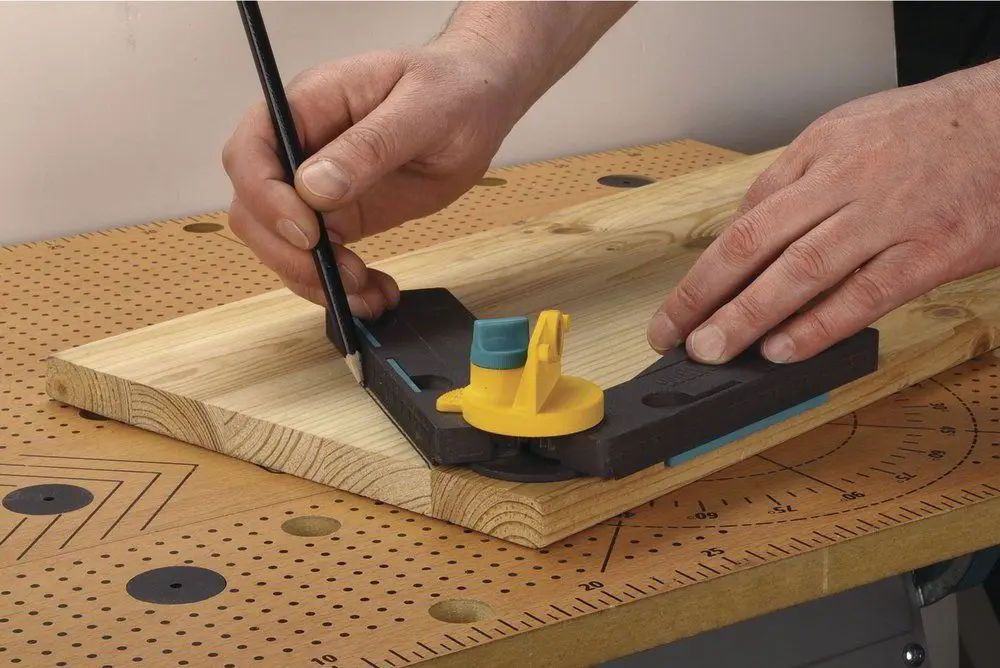 Echer cu cot de blocare unghiular Wolfcraft 6921000