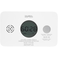 Detector de monoxid de carbon Zamel CTW-08A (White)