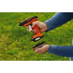 Pistol de lipit cu acumulator Black&Decker BDCGG12N Solo Thumb