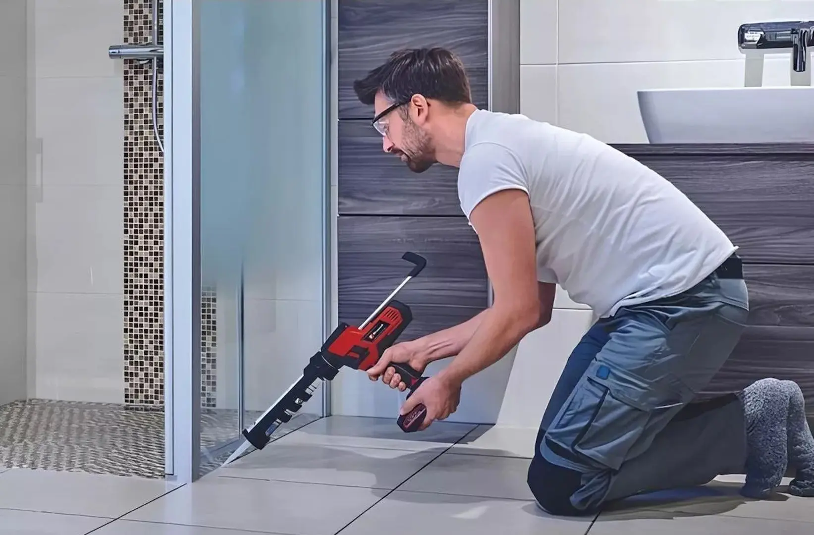 Pistol cu ​​baterie pentru lipici si etansant Einhell TE-SG 18/10 Li - Solo 4522250