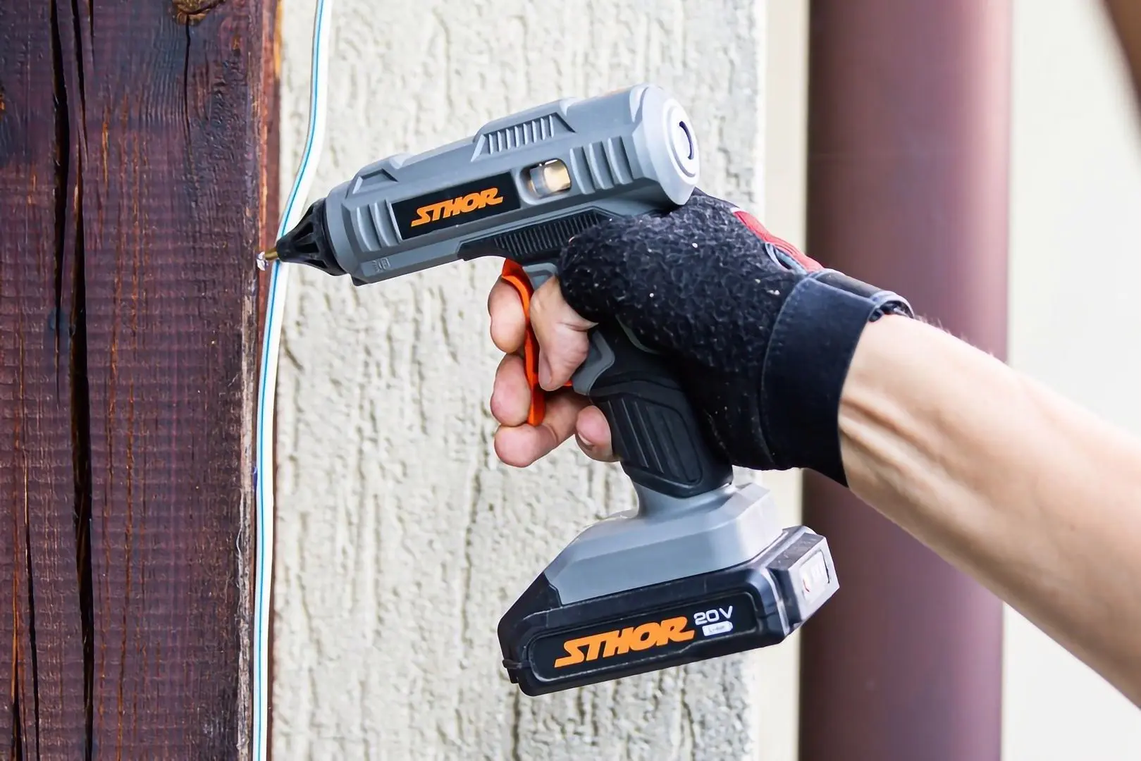 Pistol de lipit cu acumulator Sthor 78155